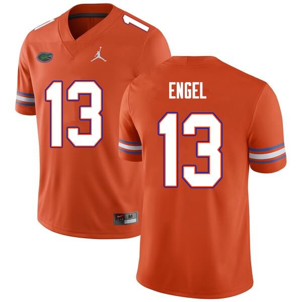 NCAA Florida Gators Kyle Engel Men's #13 Nike Orange Stitched Authentic College Football Jersey RPM7664BI